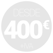 desde 400€ + IVA