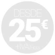desde 25€/hora + IVA